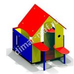 Игровой домик с лавочками “Мини” из категории Игровые домики