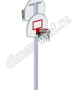 Стойка баскетбольная двойная из категории Спортивное оборудование