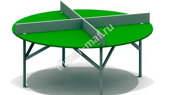 Теннисный стол круглый из категории Спортивное оборудование
